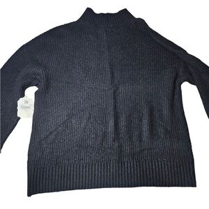 Altar'd State Black Mock Neck Sweater Women's XXL Oversized NWT